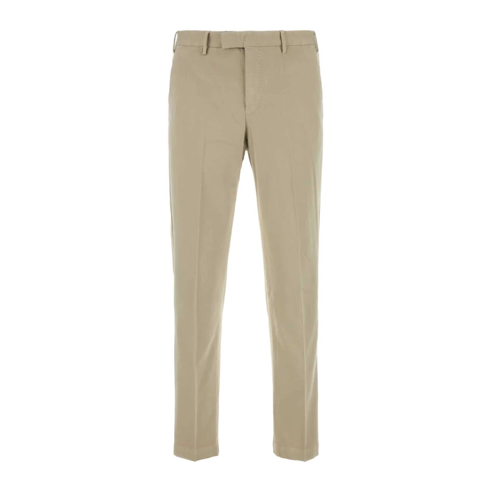 PT Torino Stretch Katoenmix Zand Pant Beige Heren