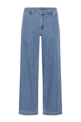 Lös Passform Blå Jeans