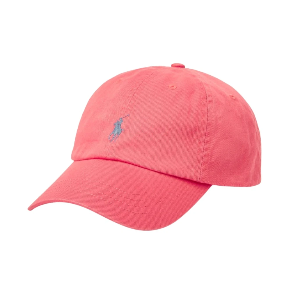 Ralph Lauren Cotton Chino Ball Cap Red Heren