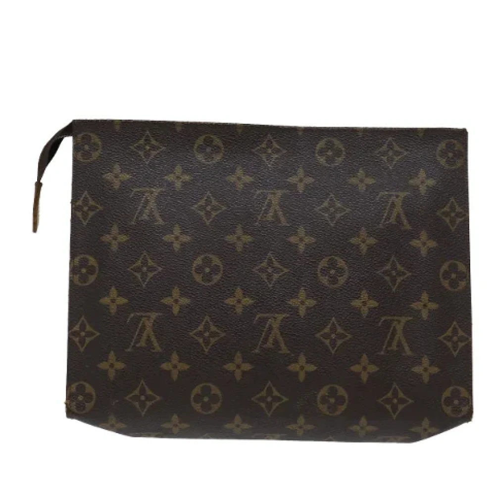 Louis Vuitton Vintage Pre-owned Canvas pouches Brown Dames