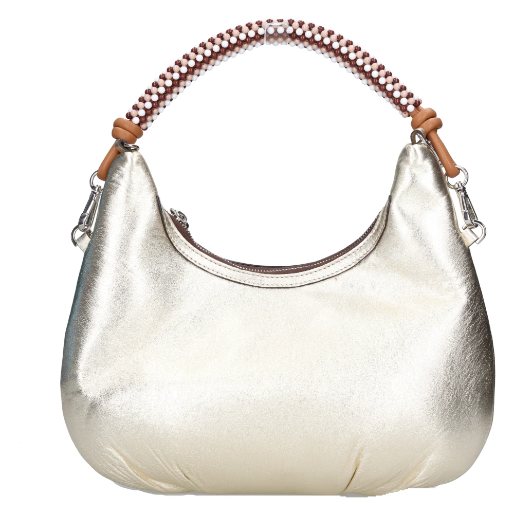 Gianni Chiarini Teen leren schoudertas Gray Dames