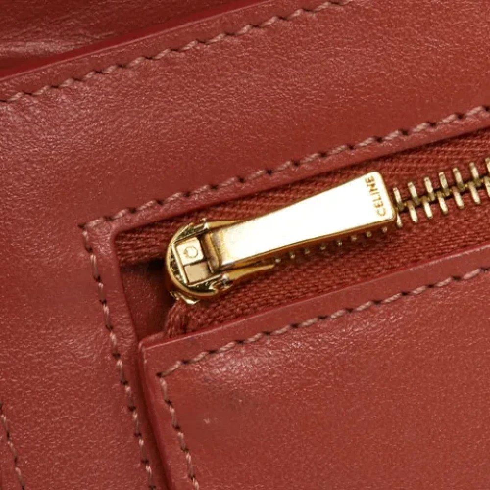 Celine Vintage Pre-owned Leather wallets Pink Dames