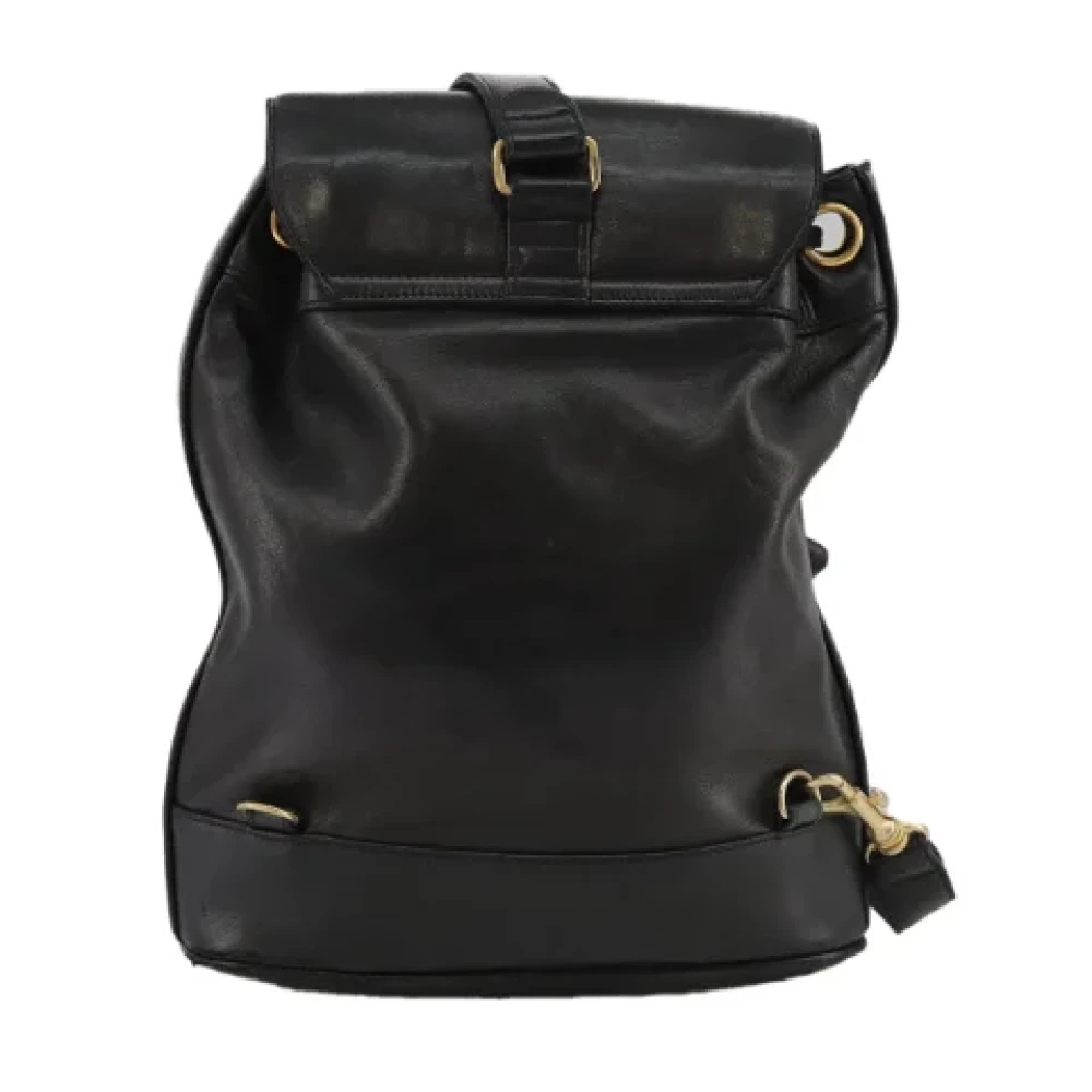 Chanel Vintage Pre-owned Leather crossbody-bags Black Dames