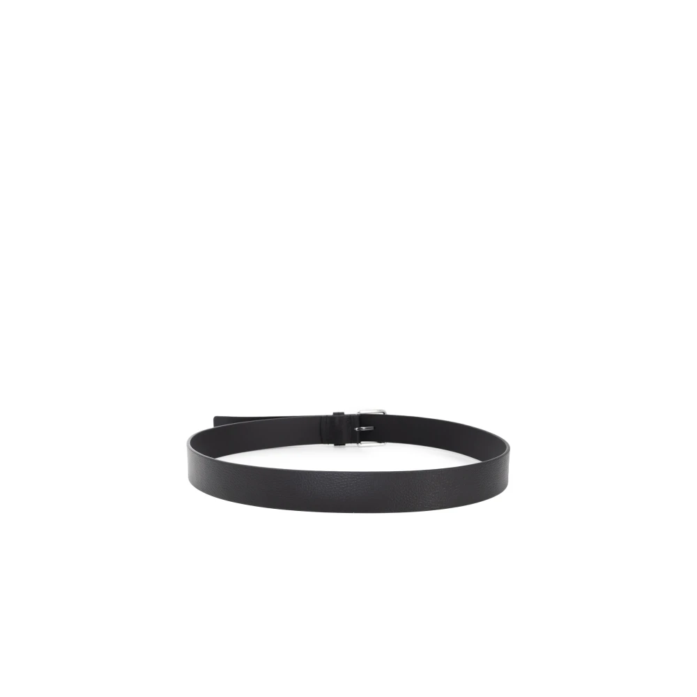 Calvin Klein Leren Riem CK Must PB Black Heren