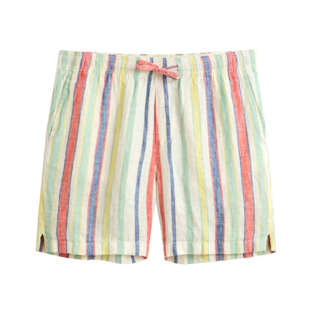 Gant Uomo Multicolor - Multi Striped Linen Shorts - Shorts - E - L