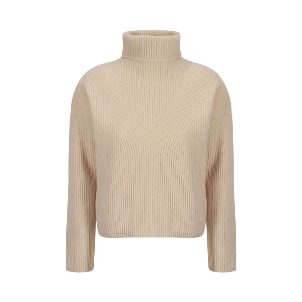 Max Mara Goliath Turtleneck Sweater Beige Beige, Dam