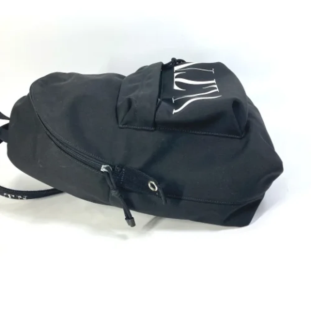 Valentino Vintage Pre-owned Fabric shoulder-bags Black Heren