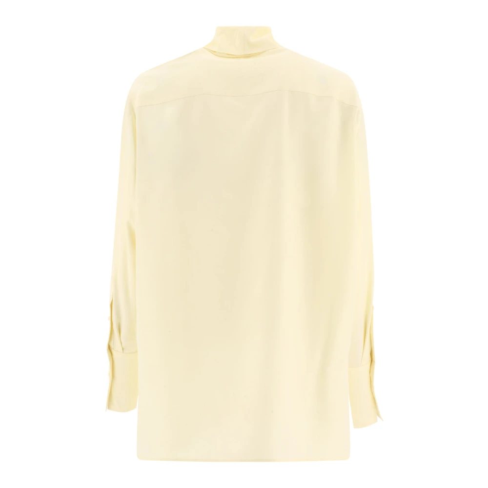 Givenchy Foulard Blouse Roomwit Beige Dames