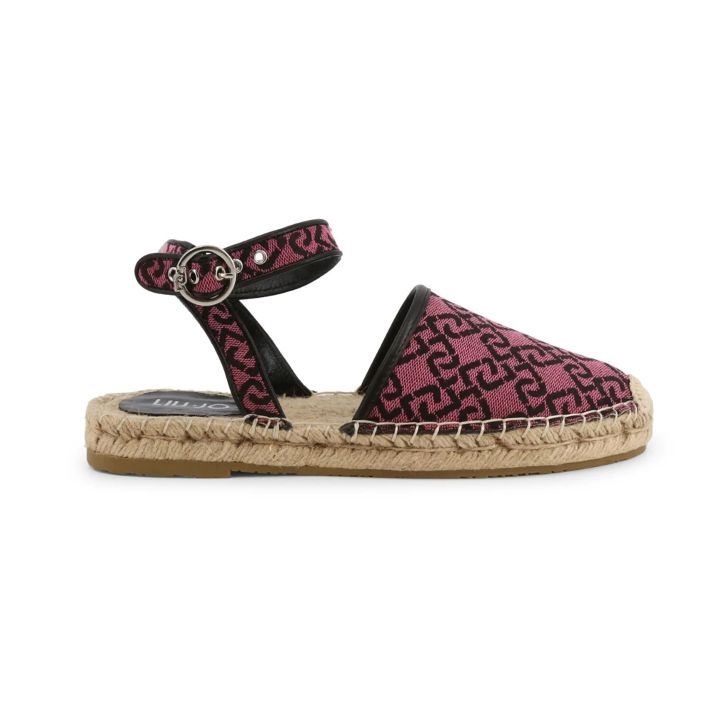 Liu Jo Women's Textile Sandals With Ankle Strap
