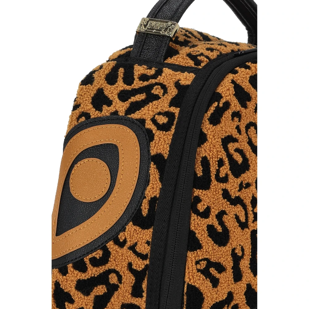 Sprayground Bruine Cheetah Chenille Rugzak Brown Unisex