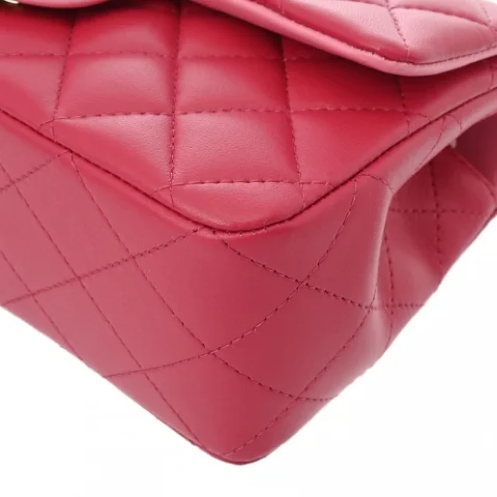 Chanel Vintage Pre-owned Leather chanel-bags Pink Dames