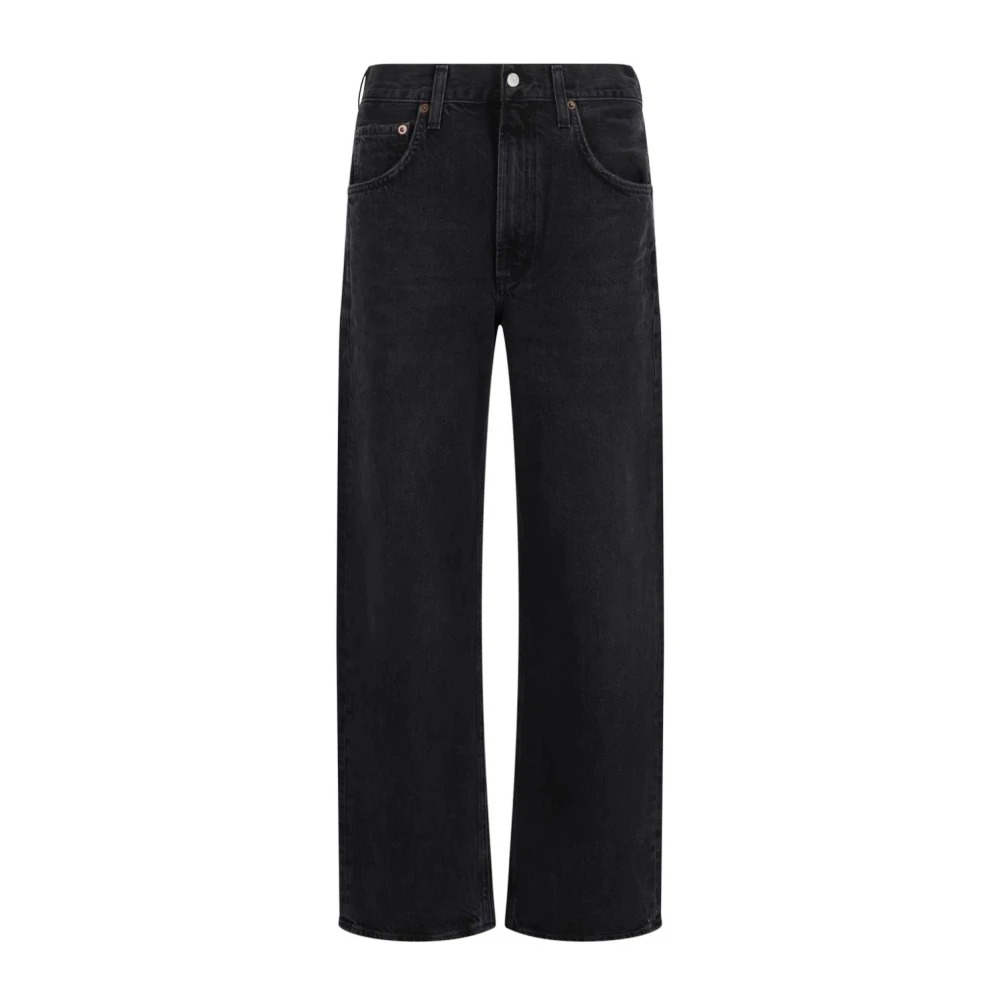 Agolde Low Curve Jeans Black Dames