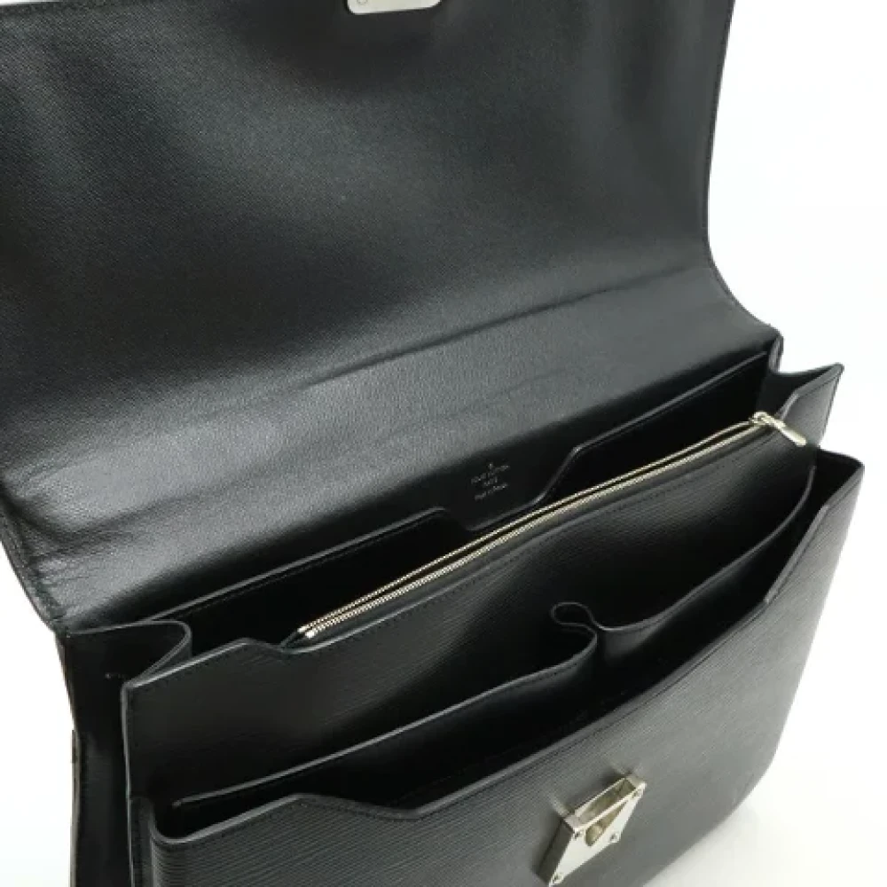Louis Vuitton Vintage Pre-owned Leather louis-vuitton-bags Black Dames
