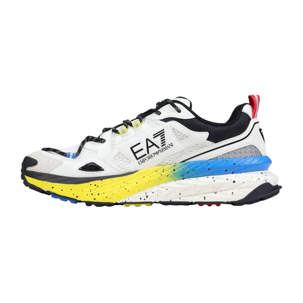 Emporio Armani Ea7 Men's Multicolor Sneakers, 10 Uk, Trainers