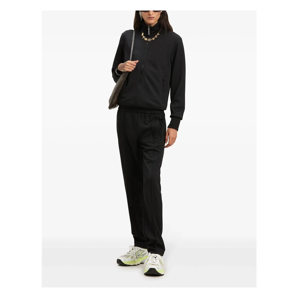 Palm Angels Gebogen Logo Track Jacket in Zwart Black Dames