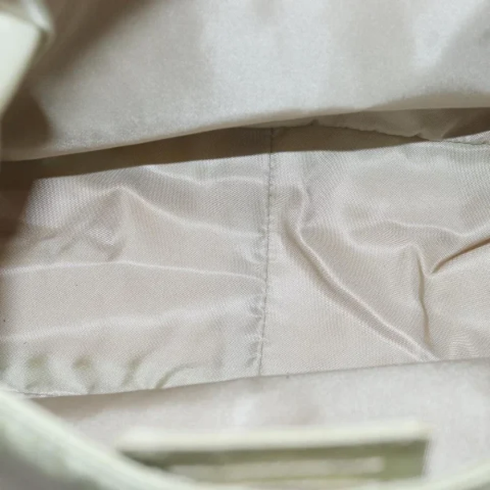 Prada Vintage Pre-owned Fabric prada-bags Beige Dames