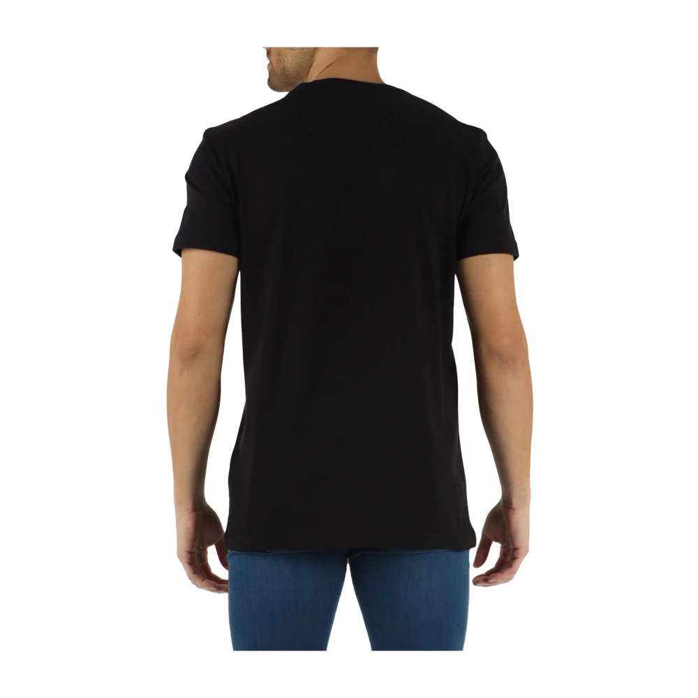Calvin Klein Jeans Katoenen T-shirt met Logo Print Black Heren