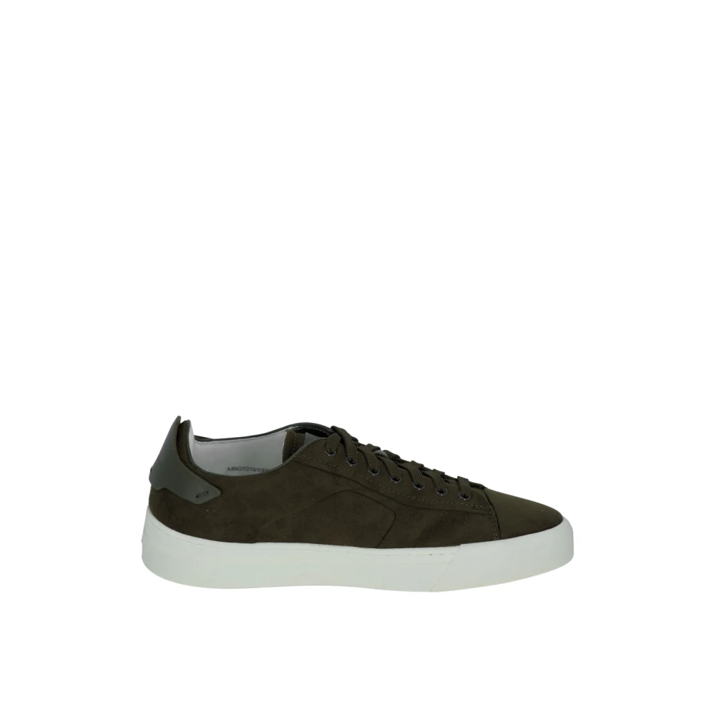 Santoni Groene Sneakers Stijlvolle Casual Schoenen Heren Schoenen