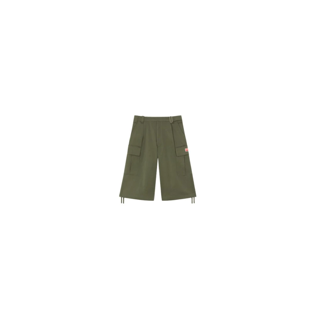 Kenzo Cargo Army Bermuda Shorts Green Heren