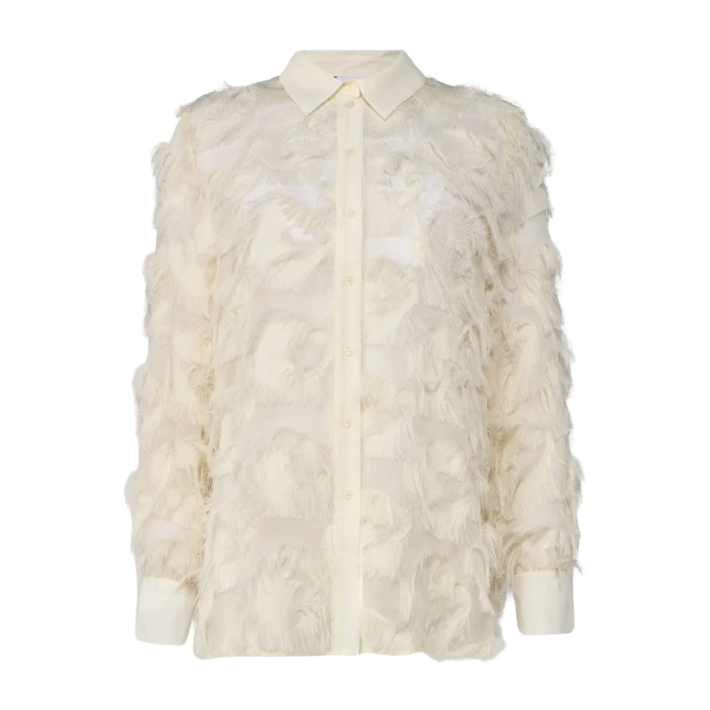 Marella Gele Casual Overhemden Yellow Dames