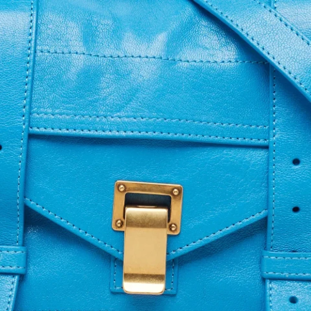 Proenza Schouler Pre-owned Leather handbags Blue Dames