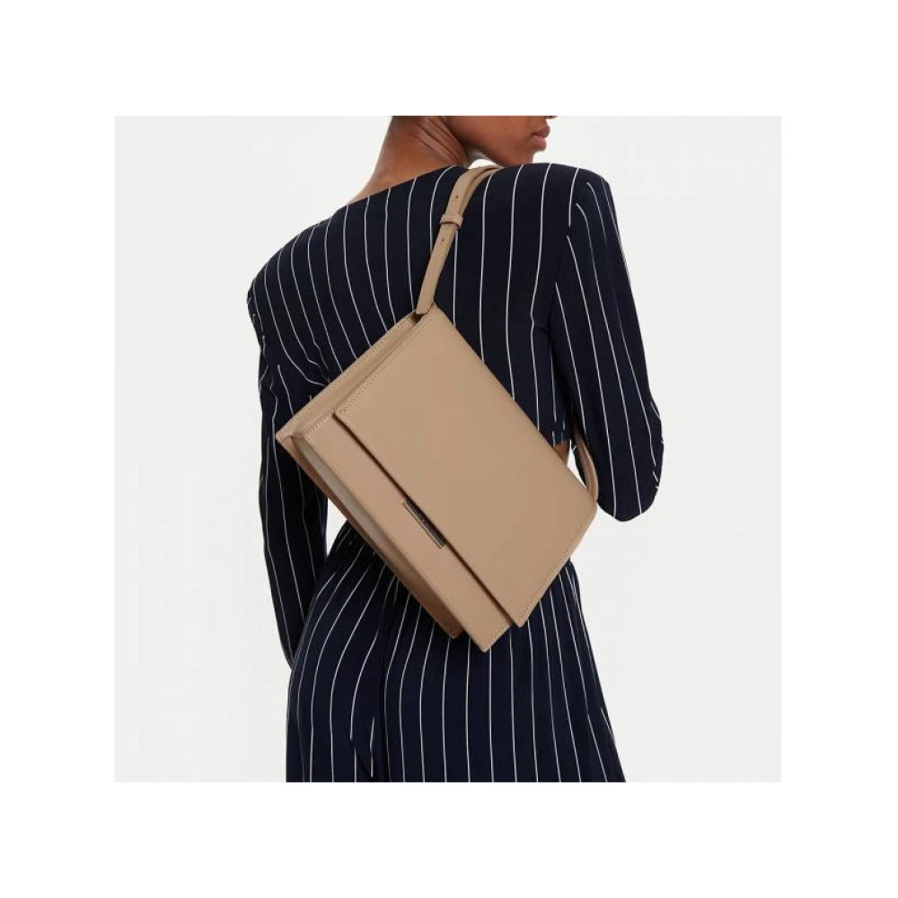 Calvin Klein Stijlvolle Borse Tas Beige Dames