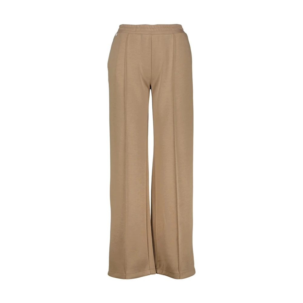 Amélie & Amélie Taupe Casual Byxor Beige, Dam