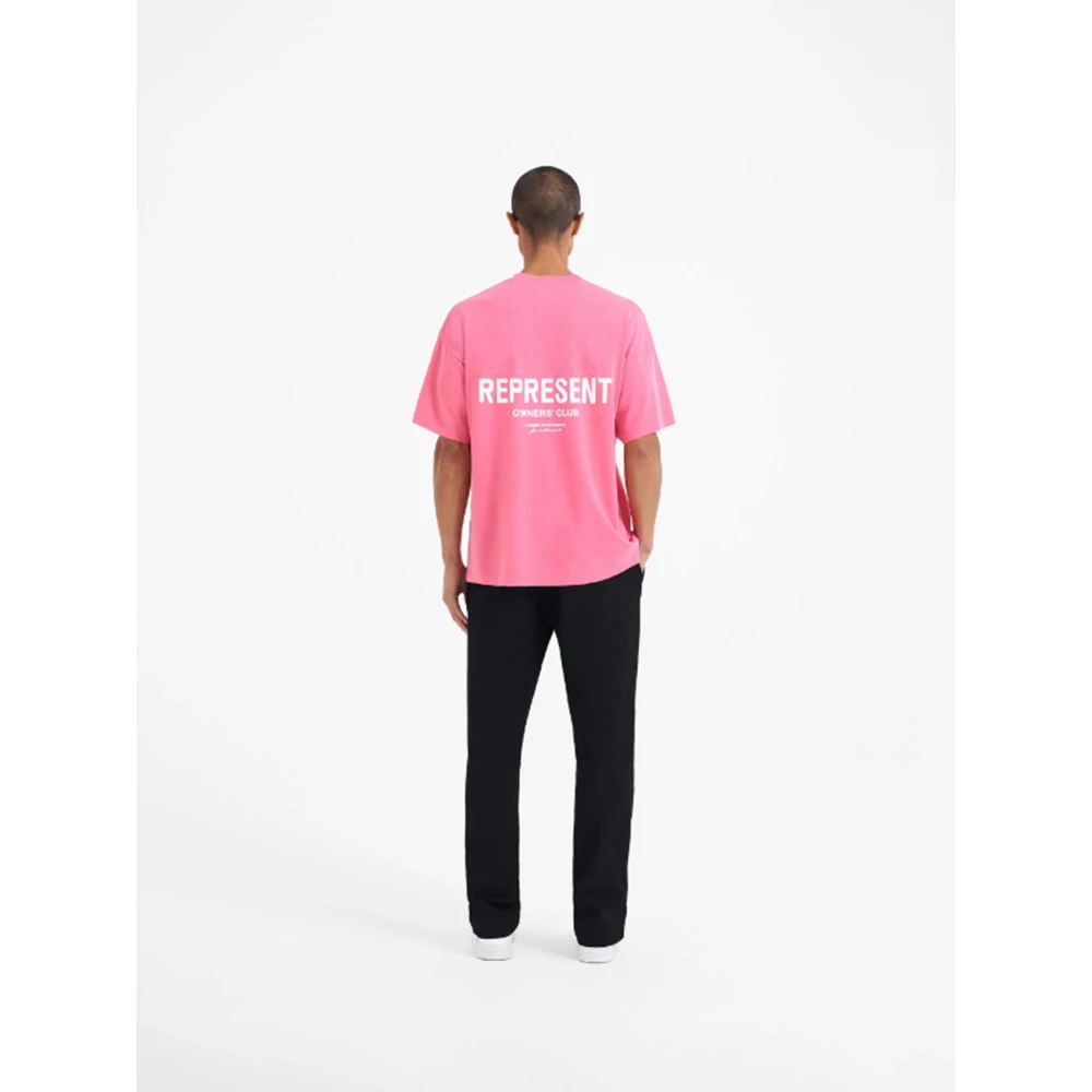Represent T-Shirts Pink Heren
