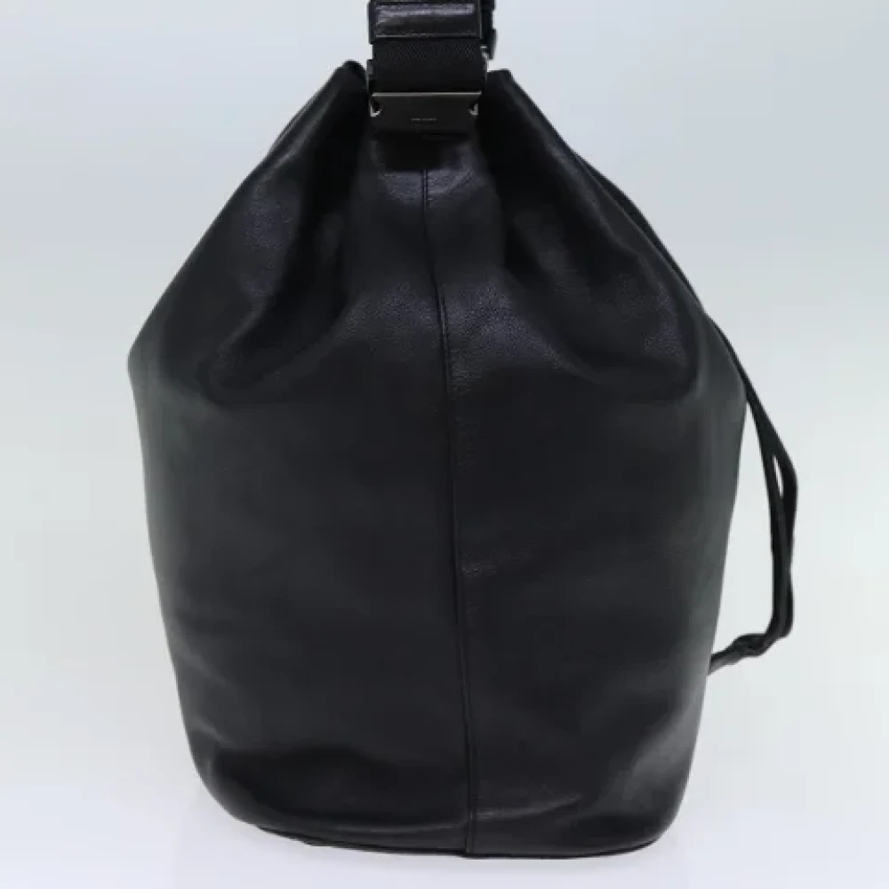 Prada Vintage Pre-owned Leather prada-bags Black Dames