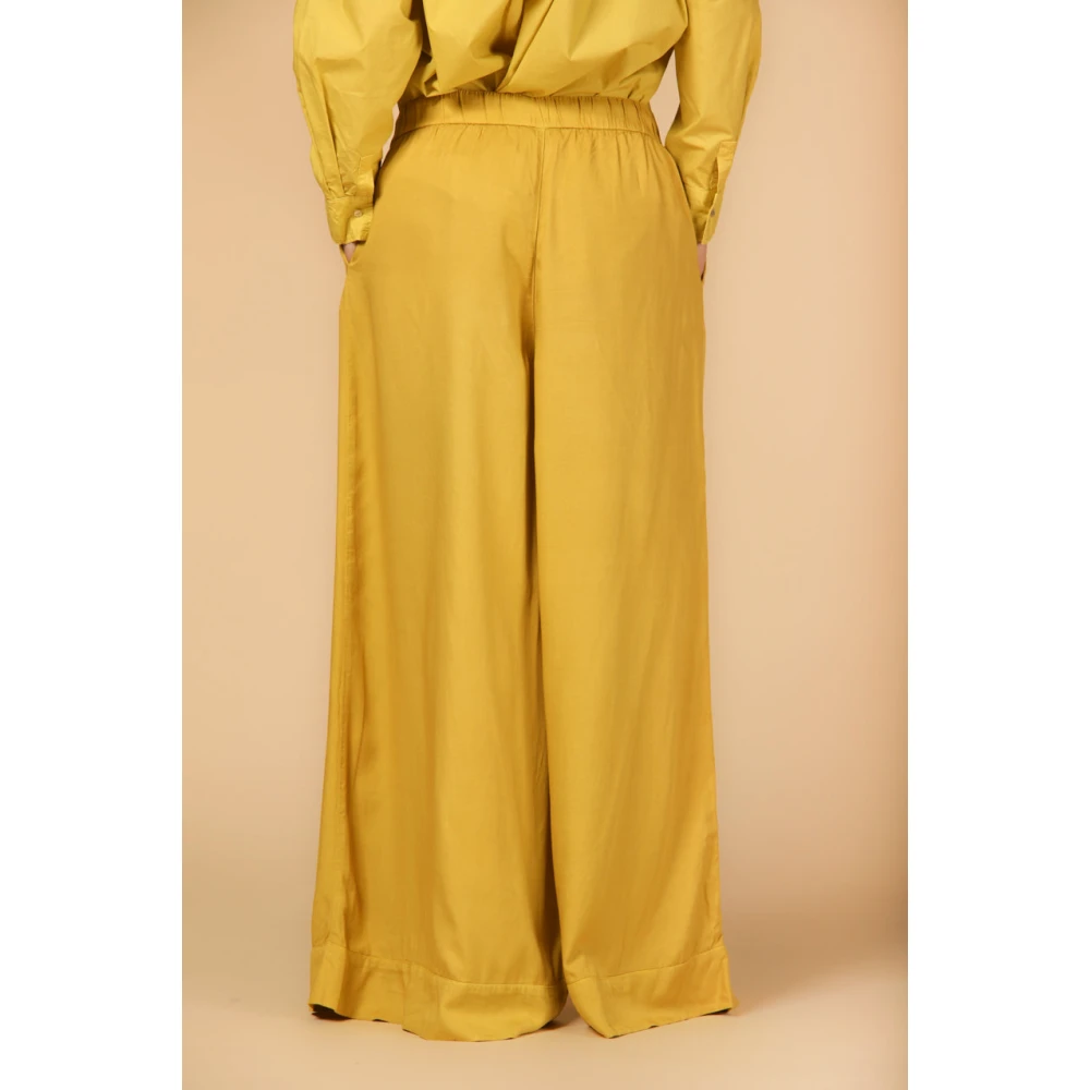 Mason's Portofino Dames Chino Broek in Modal Yellow Dames