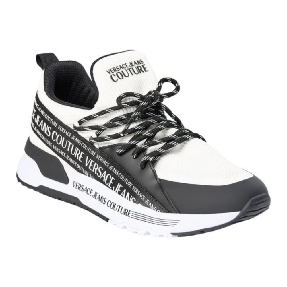 Versace Jeans Couture Stijlvolle Sneakers Heren Schoenen Wit