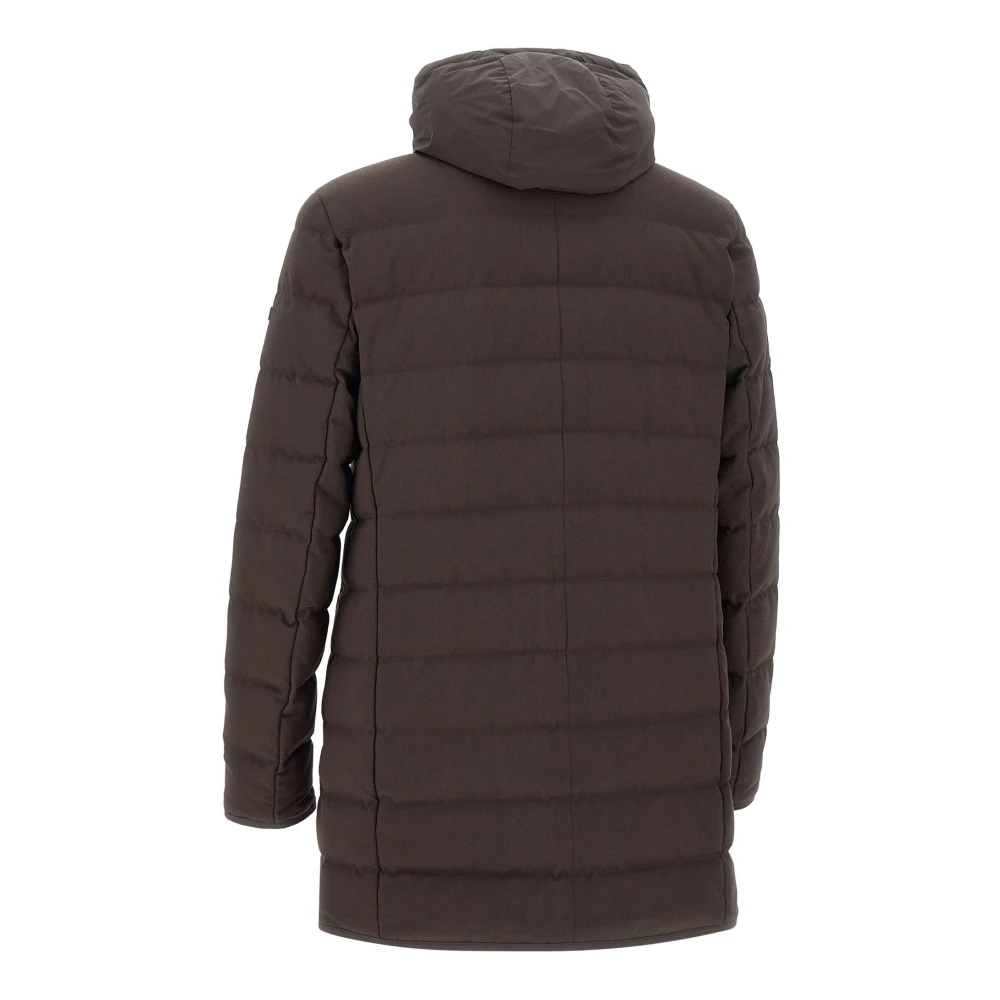 Duno Bruine Winterjassen Brown Heren