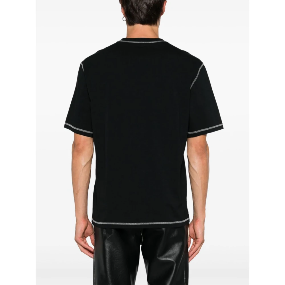 Martine Rose Katoenen Crew Neck T-Shirt Black Heren
