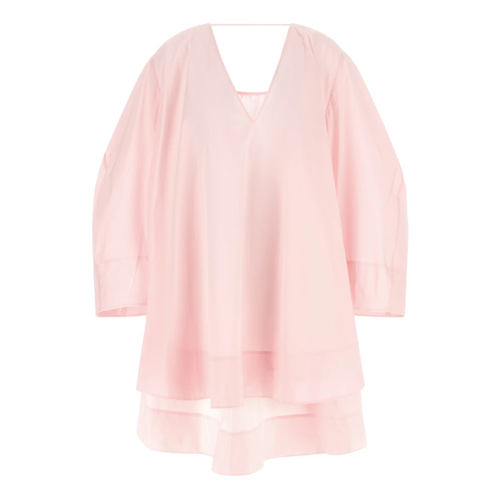 Jacquemus Pink Blouses, Female, S, La Robe Paysan Mini Dress