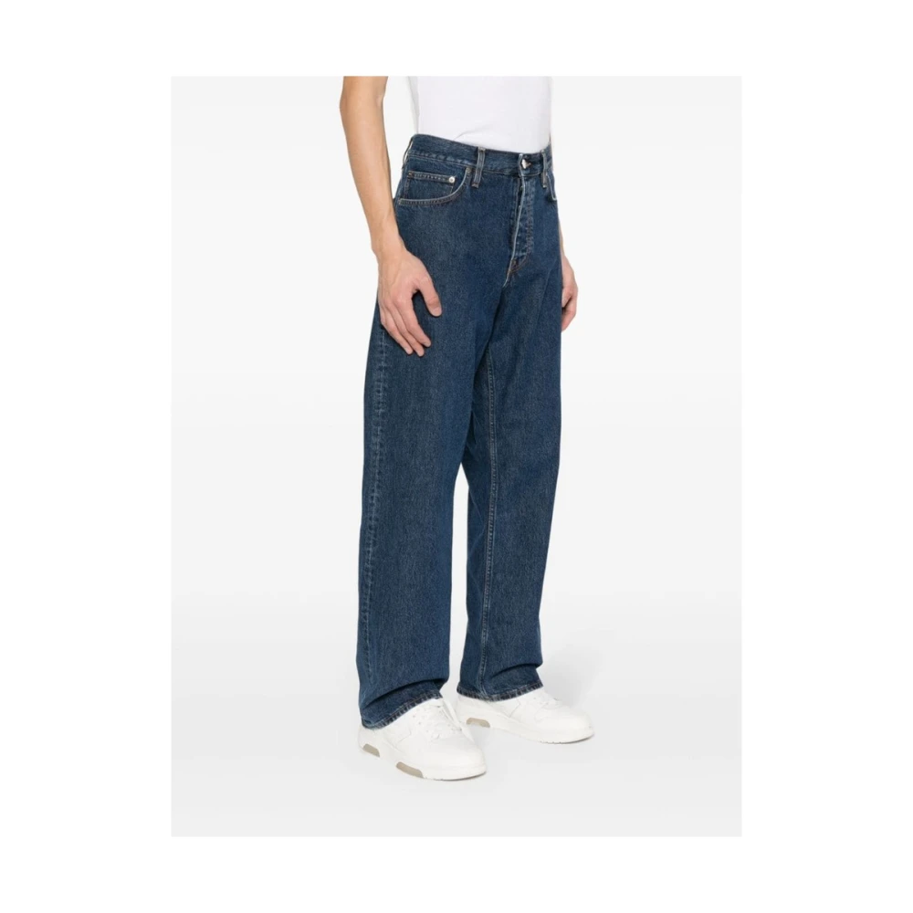 Sunflower Indigo Blue Denim Straight Leg Jeans Blue Heren