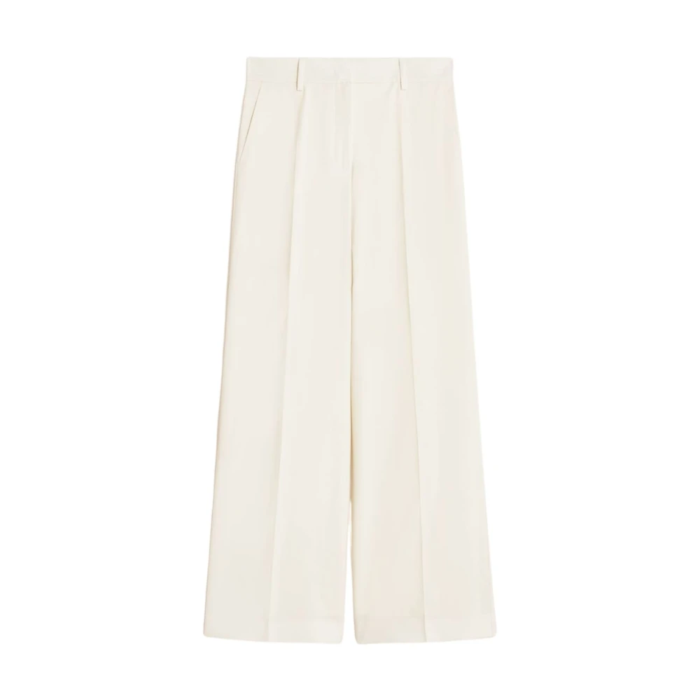 Max Mara Weekend Tijdloze relaxte broek Beige Dames