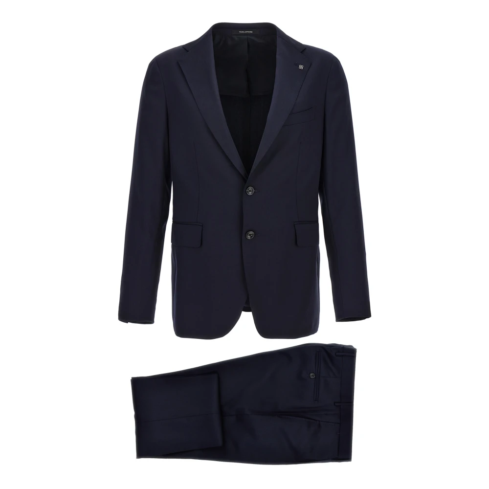 Tagliatore Men's Blue Single Breasted Suits, 3XL, Vesuvio Suit