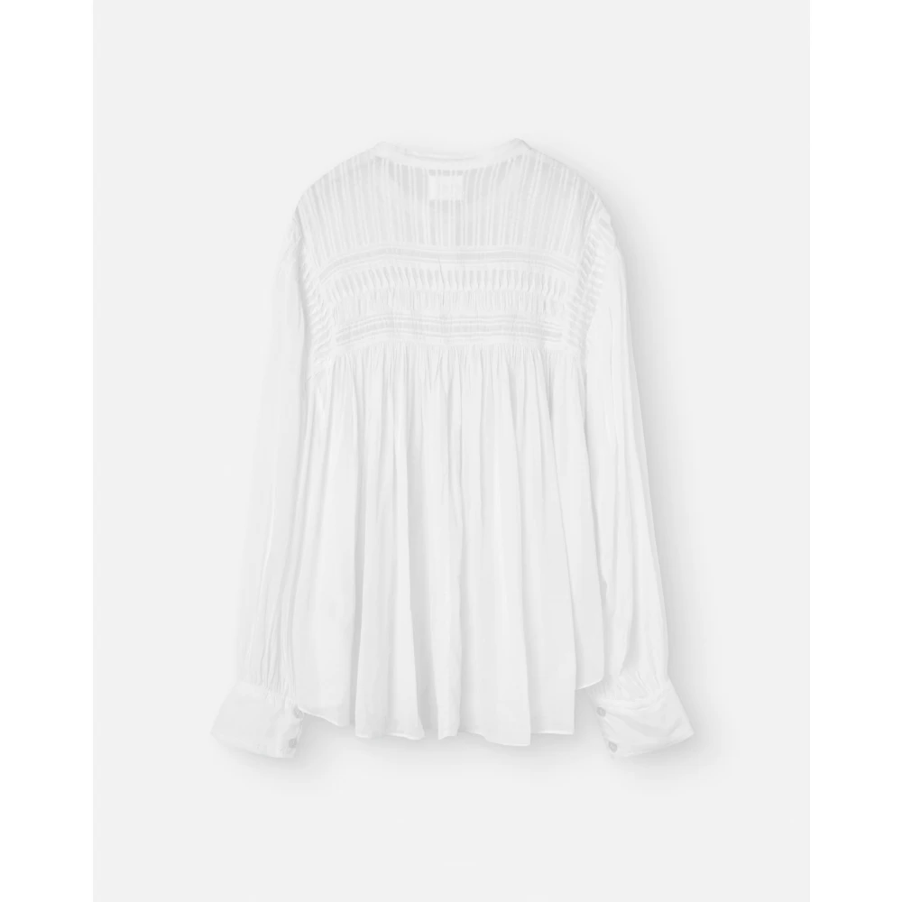 Isabel marant Witte kanten detail shirt White Dames