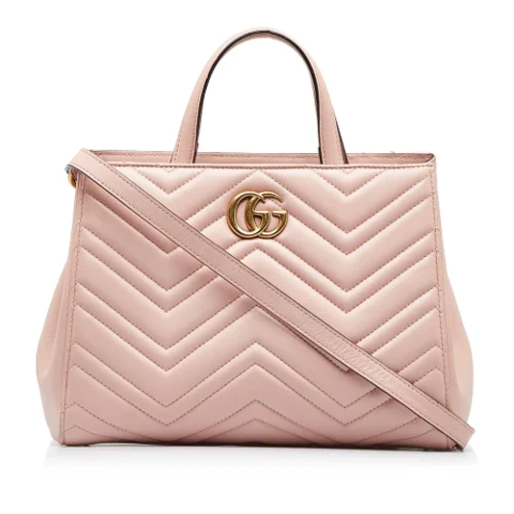 Gucci Vintage Pre-owned Fabric handbags Pink Dames