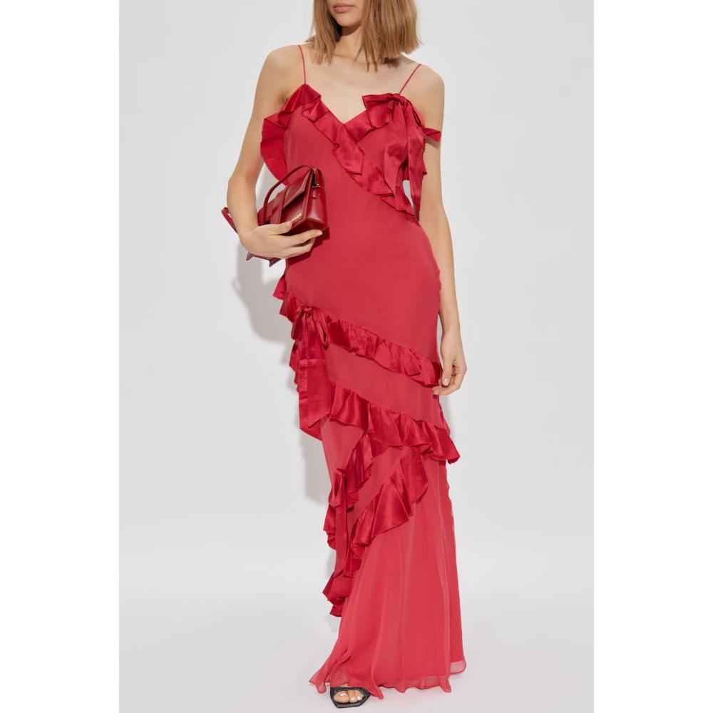 Loveshackfancy Jurk Rialto Red Dames