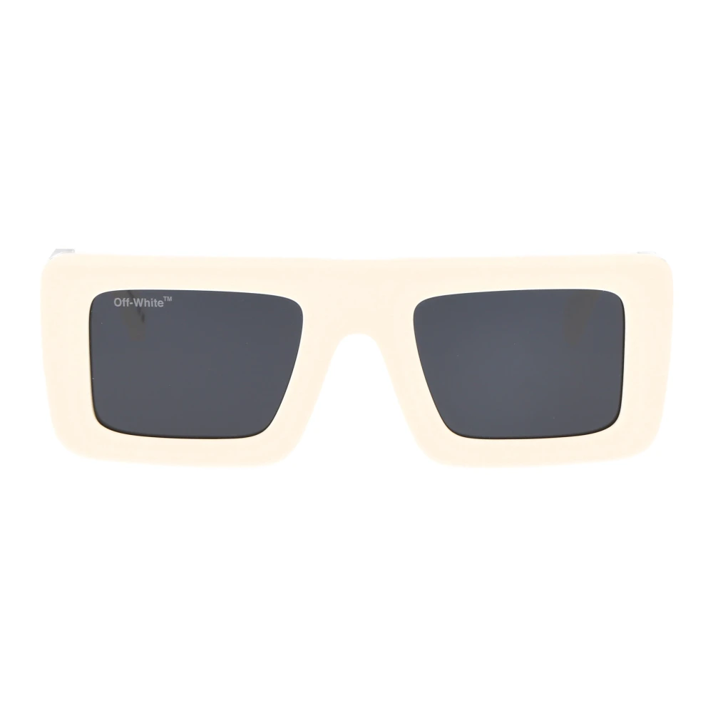 Off White Unisex White Stylish Leonardo Sunglasses For Summer