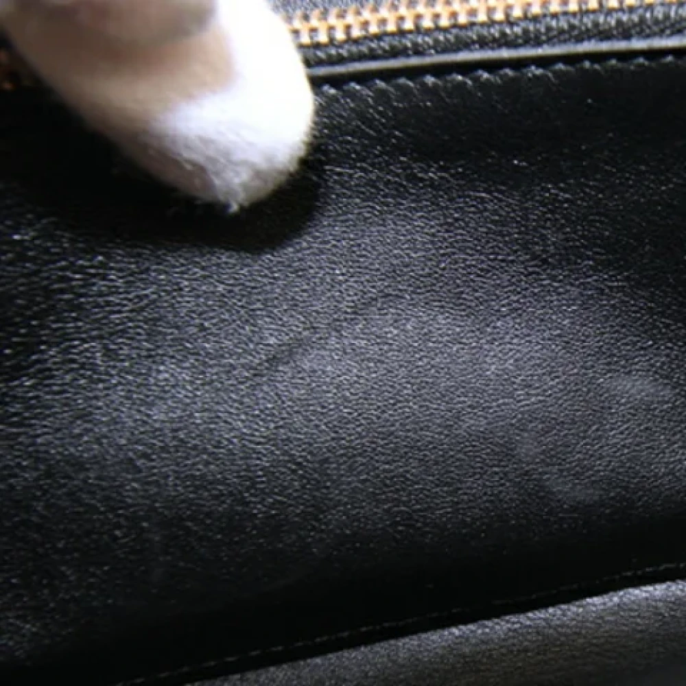 Bvlgari Vintage Pre-owned Leather wallets Black Dames