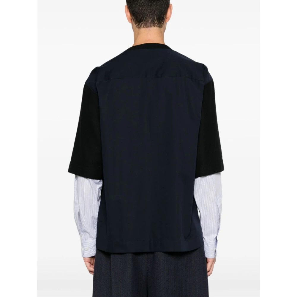 Dries Van Noten Luxe Katoen Kasjmier T-Shirt Black Heren