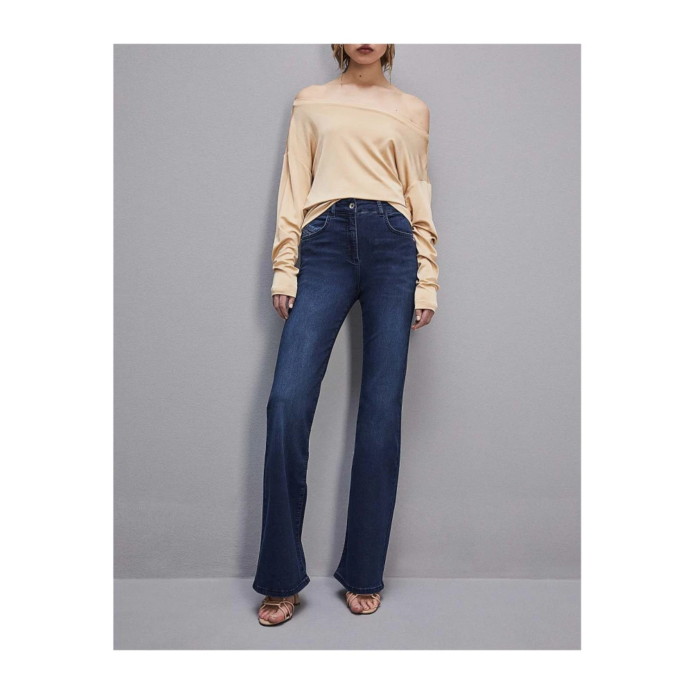 PATRIZIA PEPE Denim Jegging Broek Art. Cp0937D1Hib Blue Dames
