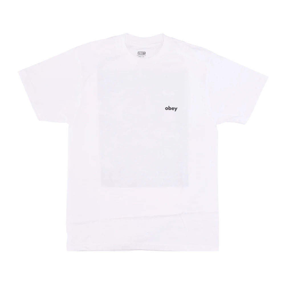 Obey NYC Smog Classic Tee Wit Streetwear White Heren