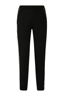 Svart Jersey Logo Bands Joggers