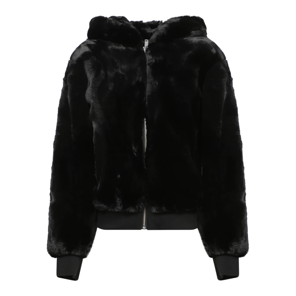 Moose Knuckles Svart jacka för kvinnor Aw24 Black, Dam