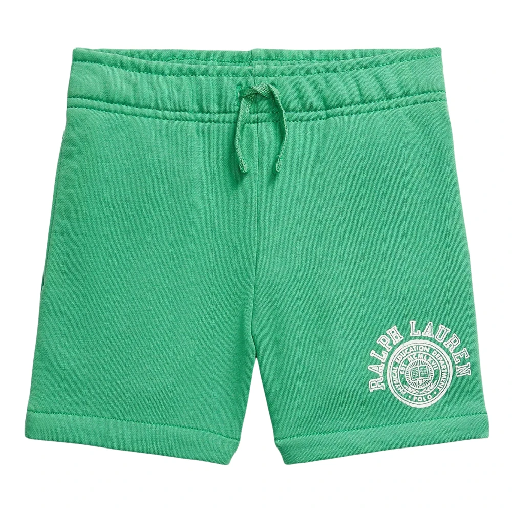 Ralph Lauren Boys Green Shorts, 6 Y, Logo Shorts