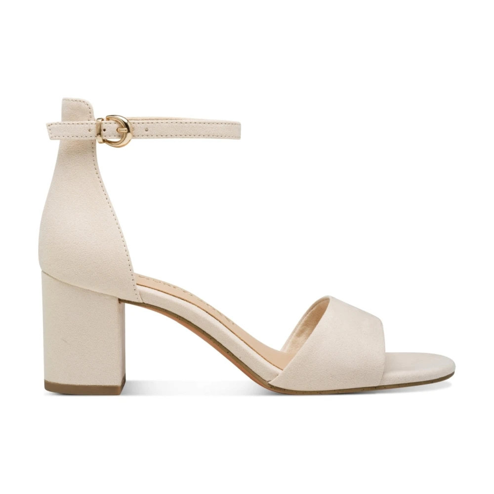 Marco Tozzi Women's Beige Flat Sandals For