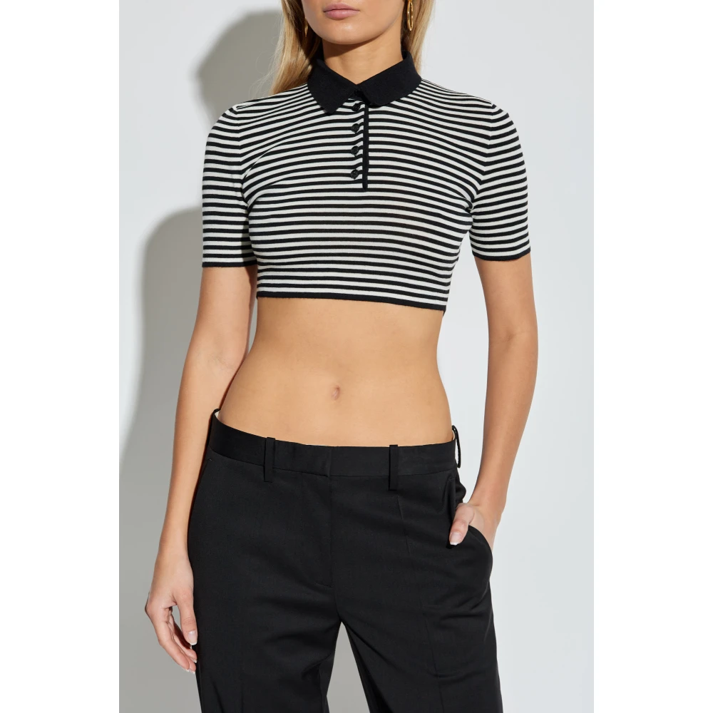 Dolce & Gabbana Korte top Black Dames